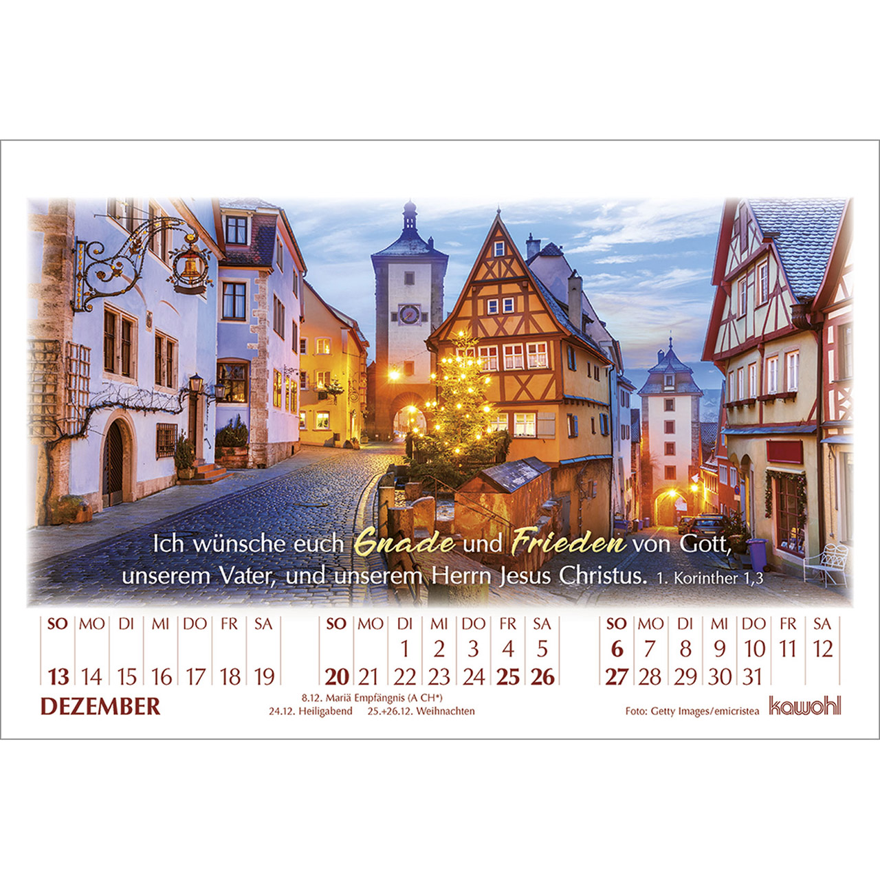 Tischkalender - In seinem Licht 2026