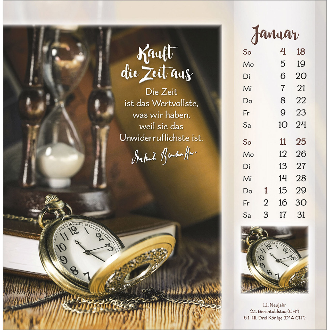 Postkartenkalender - Gott ist für dich 2026