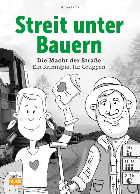 Streit unter Bauern (Box) Spiel & Spaß - Streit unter Bauern (Box) - Bauern Straße Zeichnung