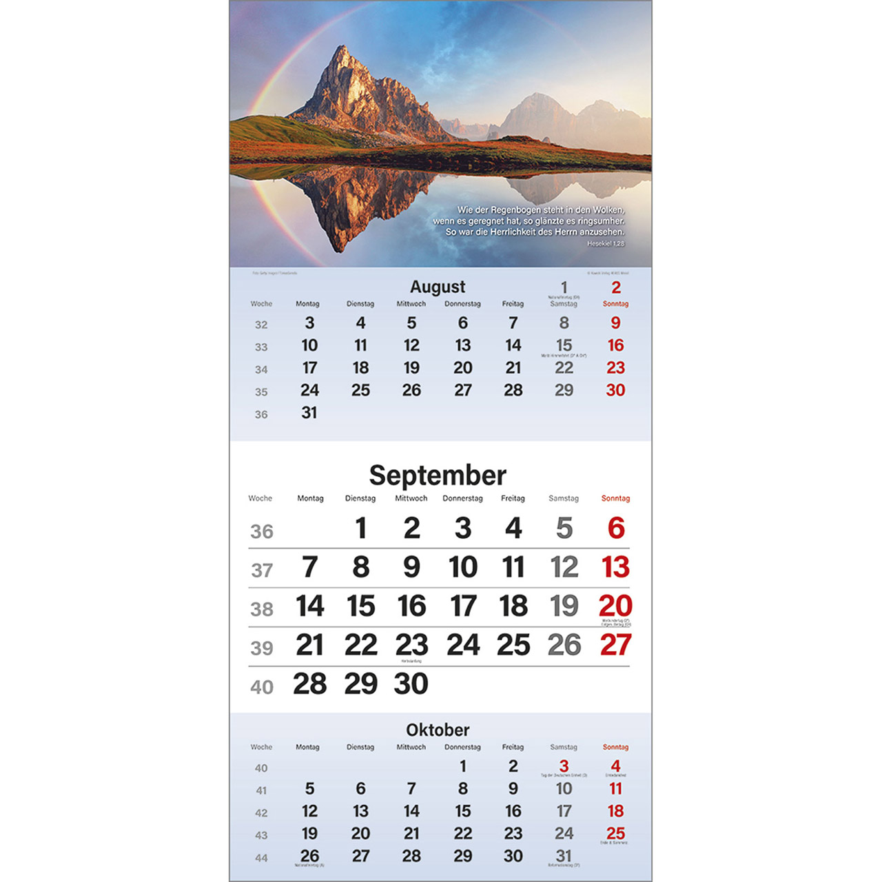 Terminkalender - Gott segne meinen Tag 2026