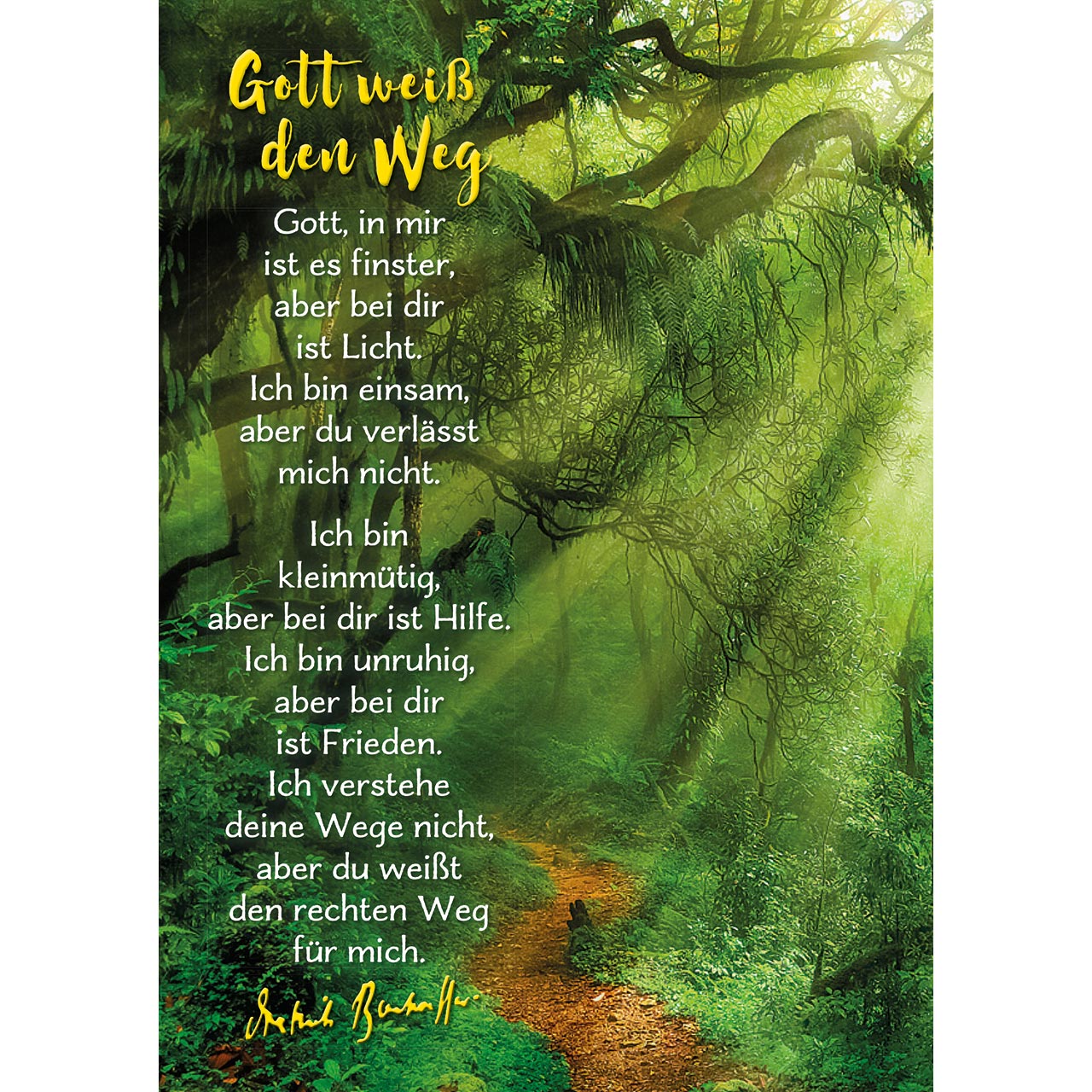 Gott weiß den Weg