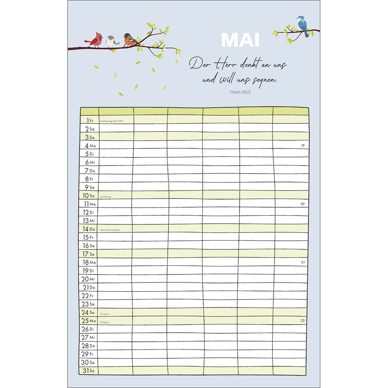 Terminkalender - Familienplaner 2026