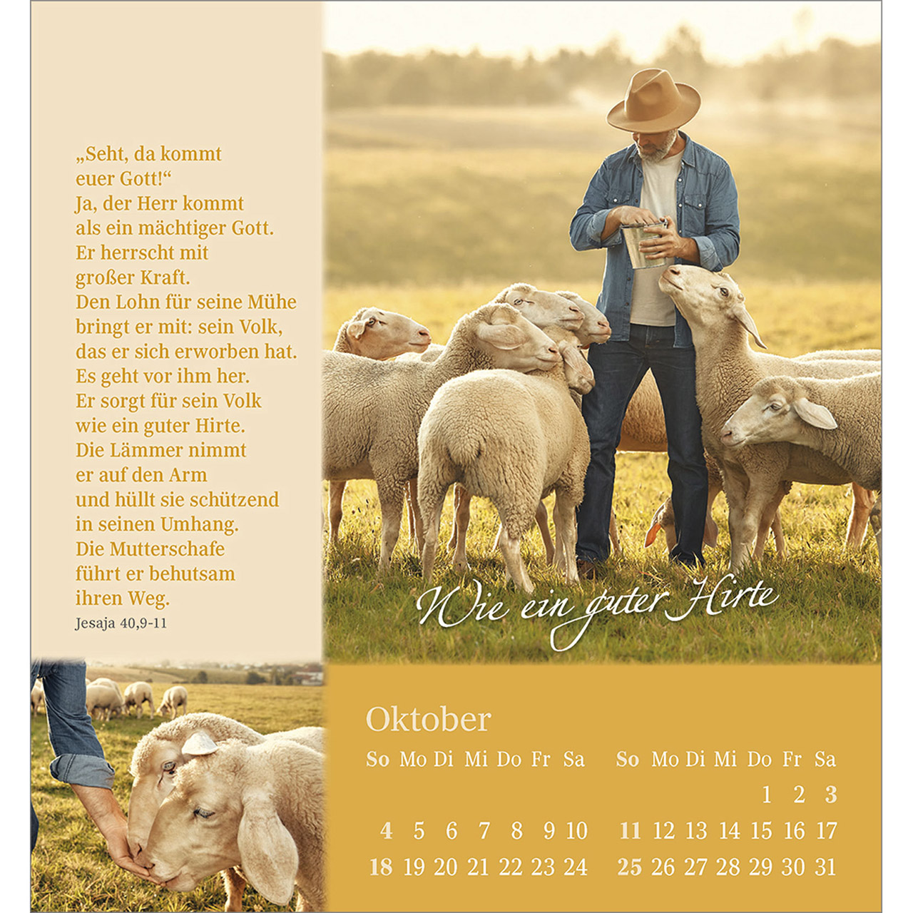 Tischkalender - Sei behütet und geborgen 2026