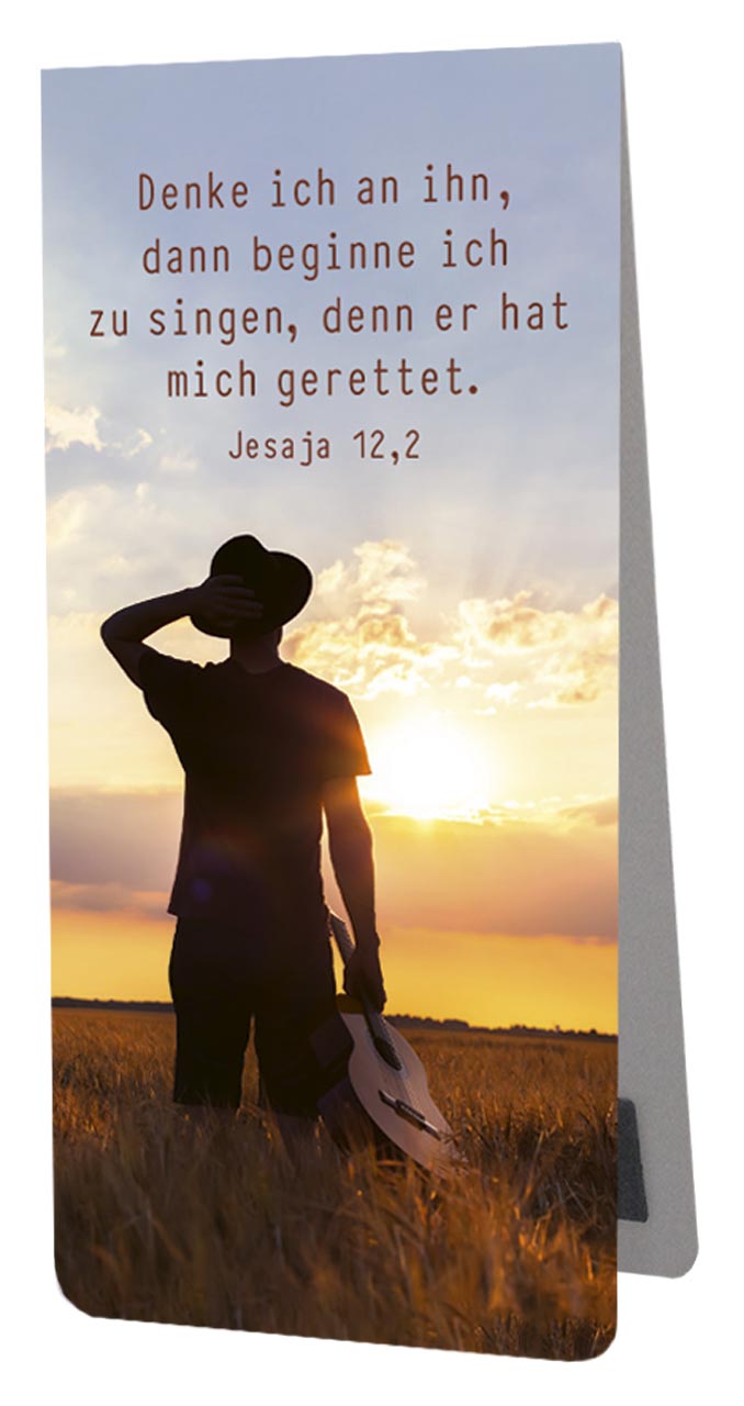 Lesezeichen - Magnetlesezeichen Jesaja 12,2