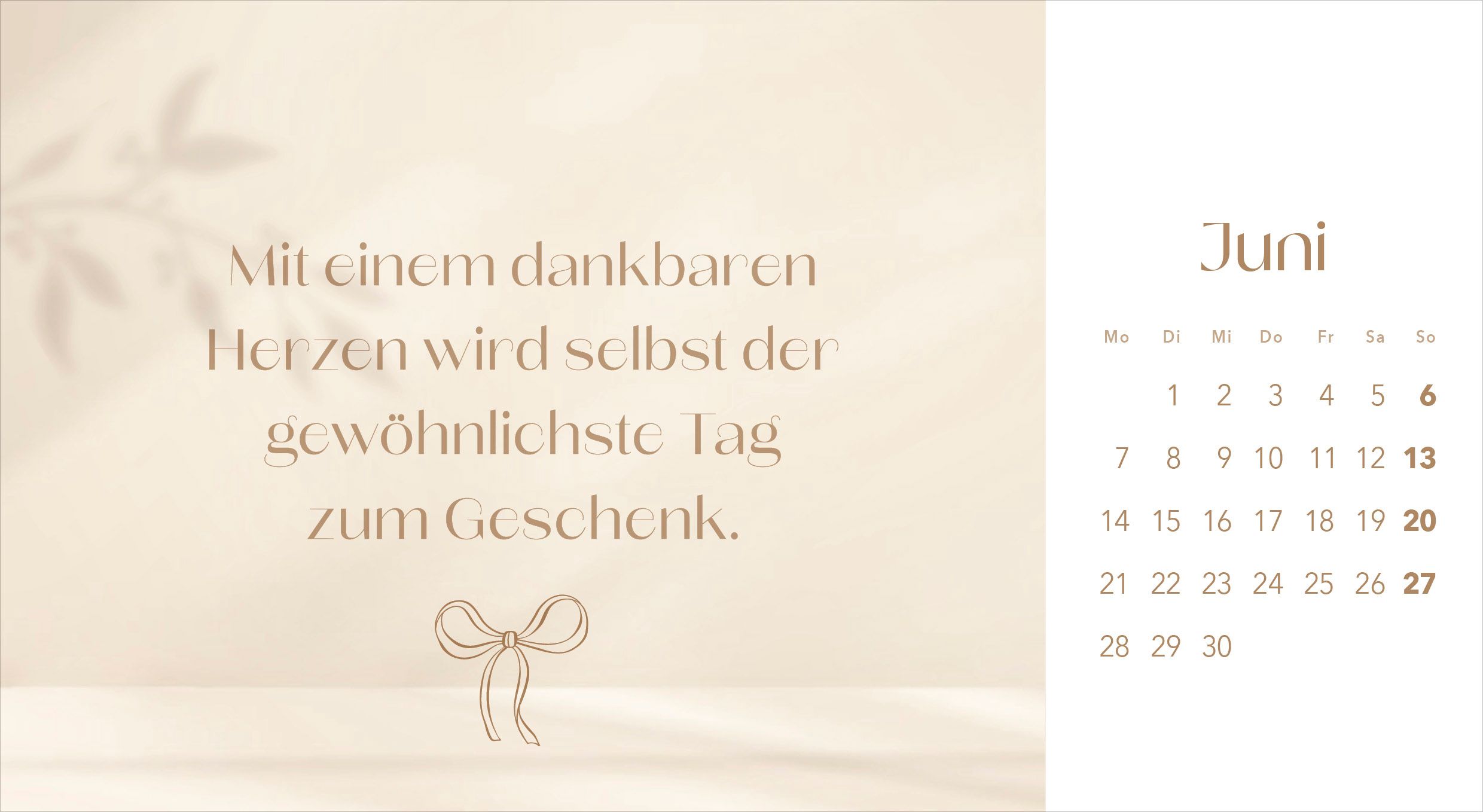 Tischkalender - Leben in seiner Gegenwart 2027