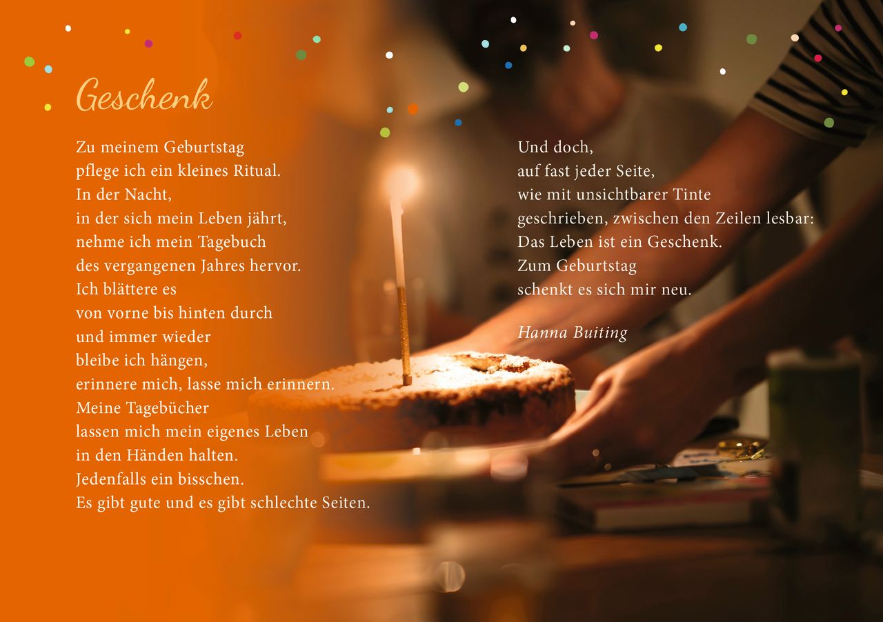 Grußheft - Segenspost zum Geburtstag