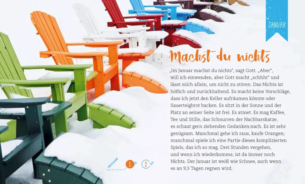 Aufstellkalender - Luft nach oben 2027