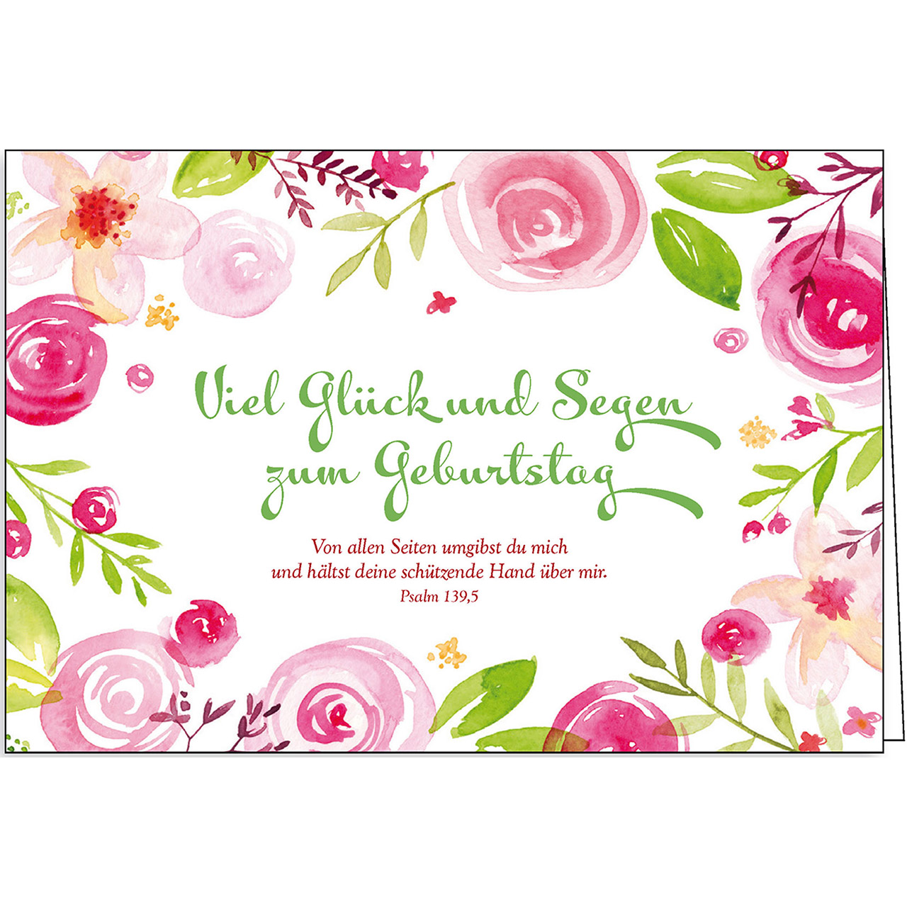 Viel Glück und Segen zum Geburtstag