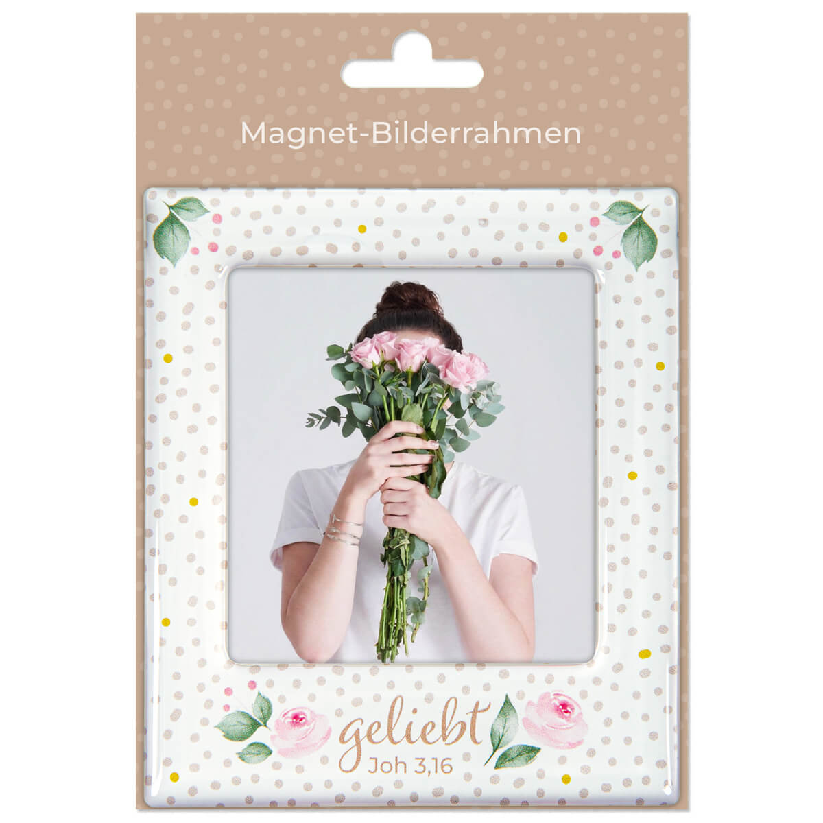 Bilderrahmen - Magnet-Bilderrahmen "Rosen"