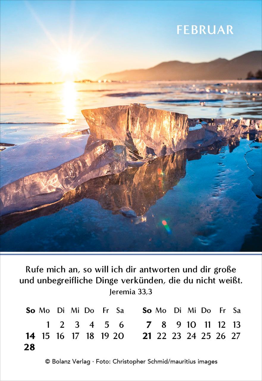 Aufstellkalender - Ein Jahr der Hoffnung 2027