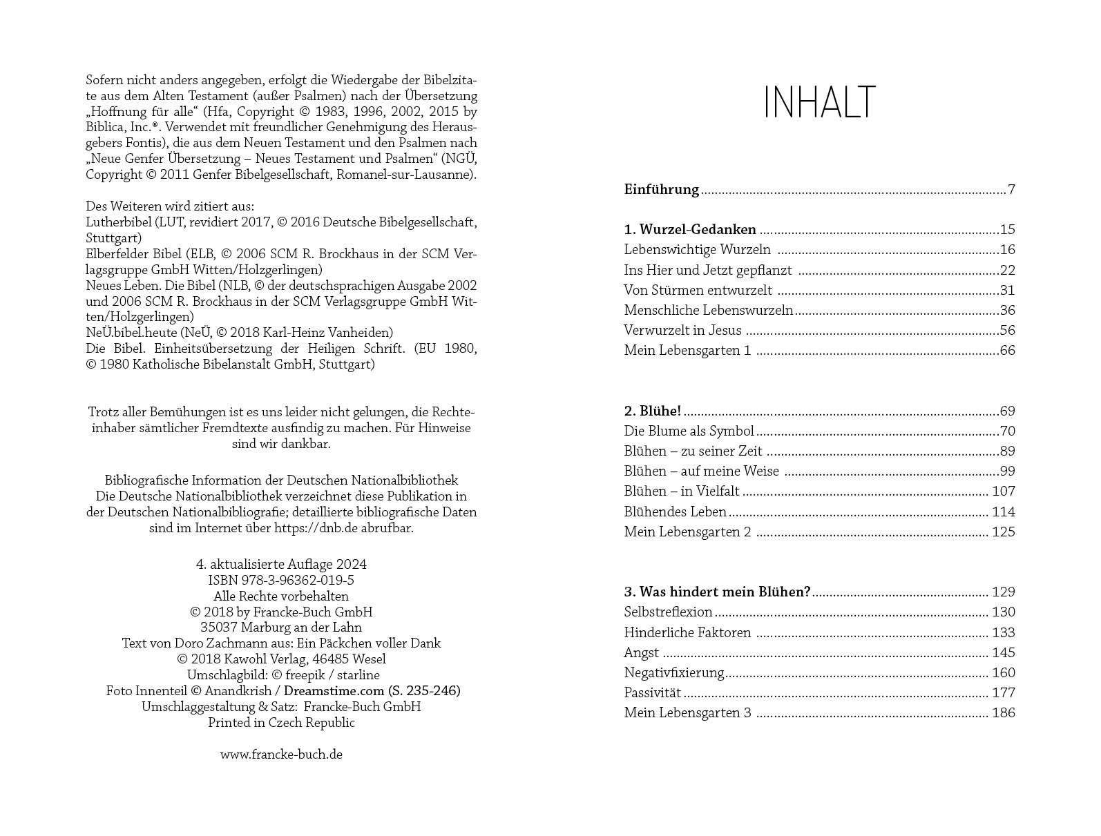 Buch - Blühe dort, wo du gepflanzt bist