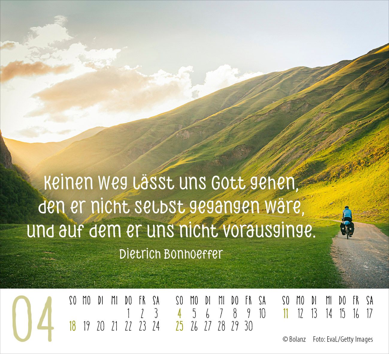Aufstellkalender - Freiheit 2027 Minikalender