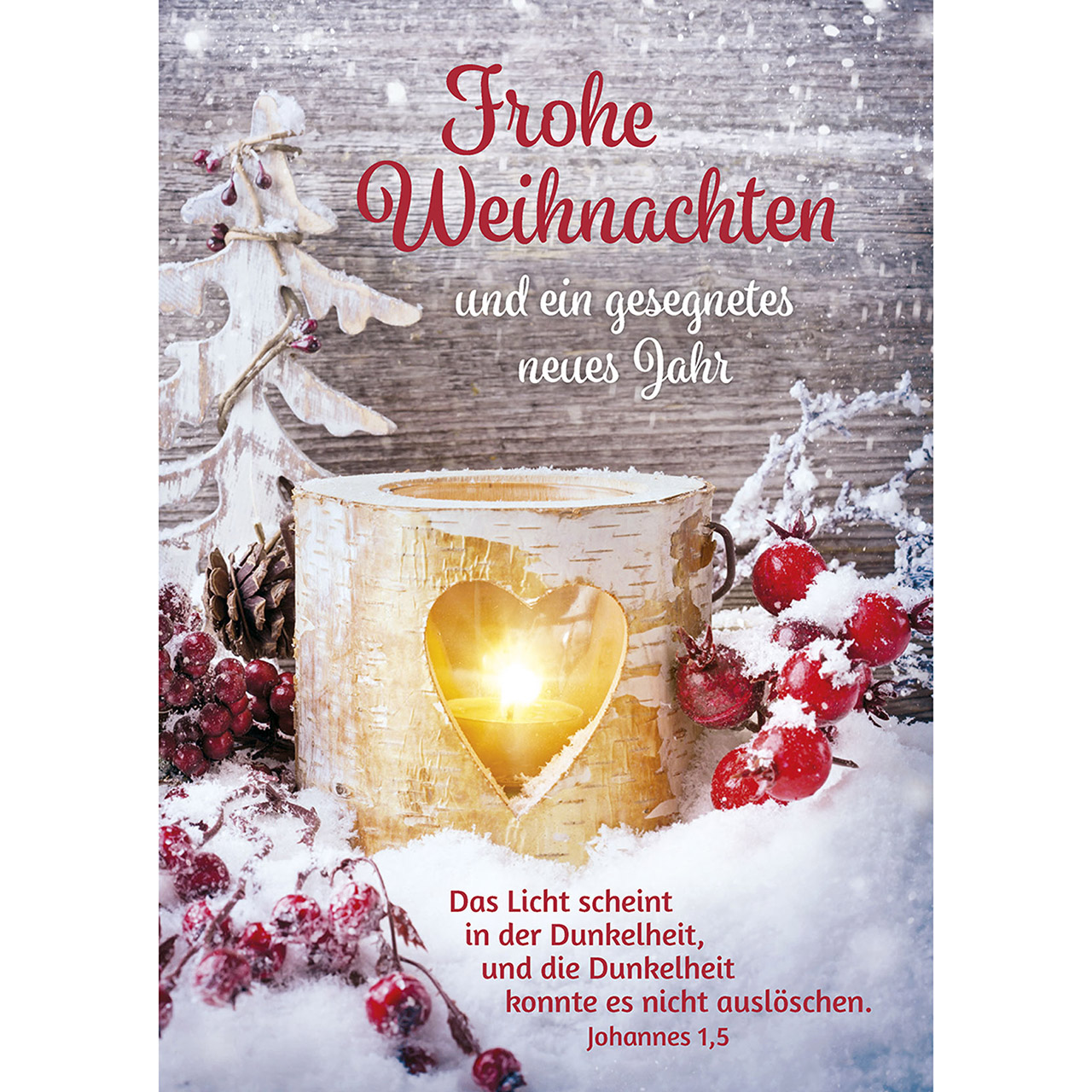 Frohe Weihnachten und ein gesegnetes neues Jahr