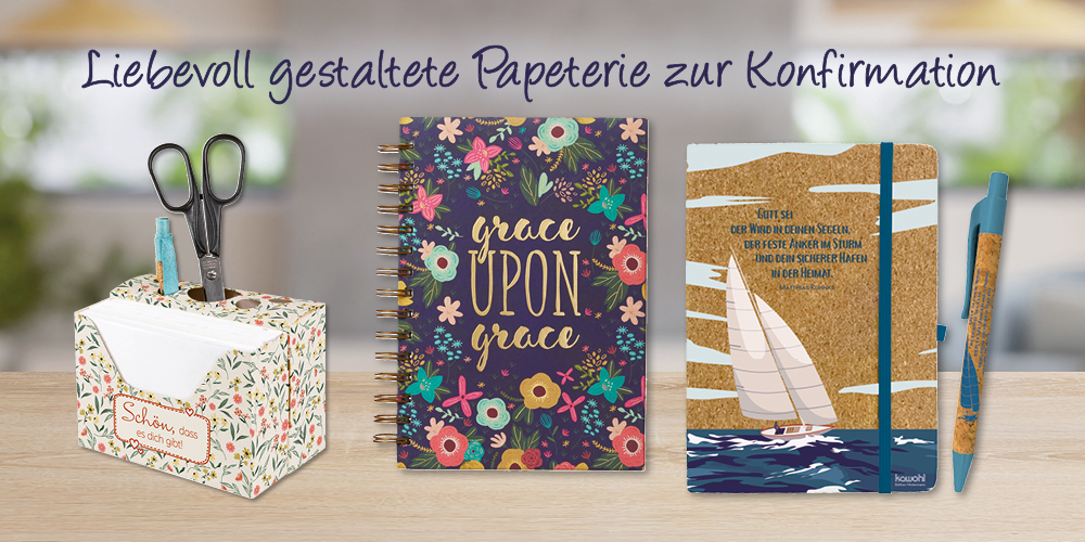 Schreibwelt zur Konfirmation