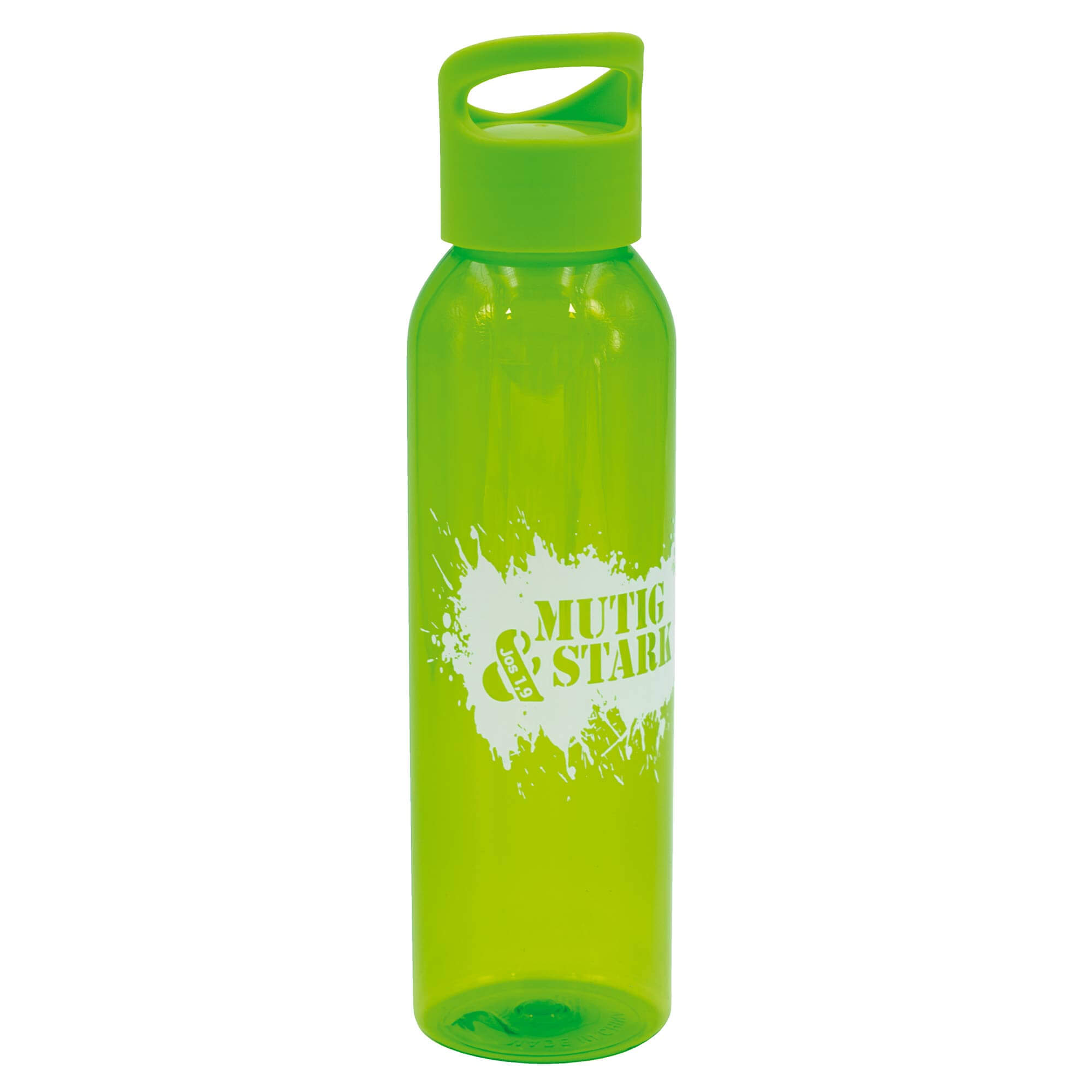 Trinkflasche - Trinkflasche 'Mutig & Stark', grün - Trinkflasche Grün
