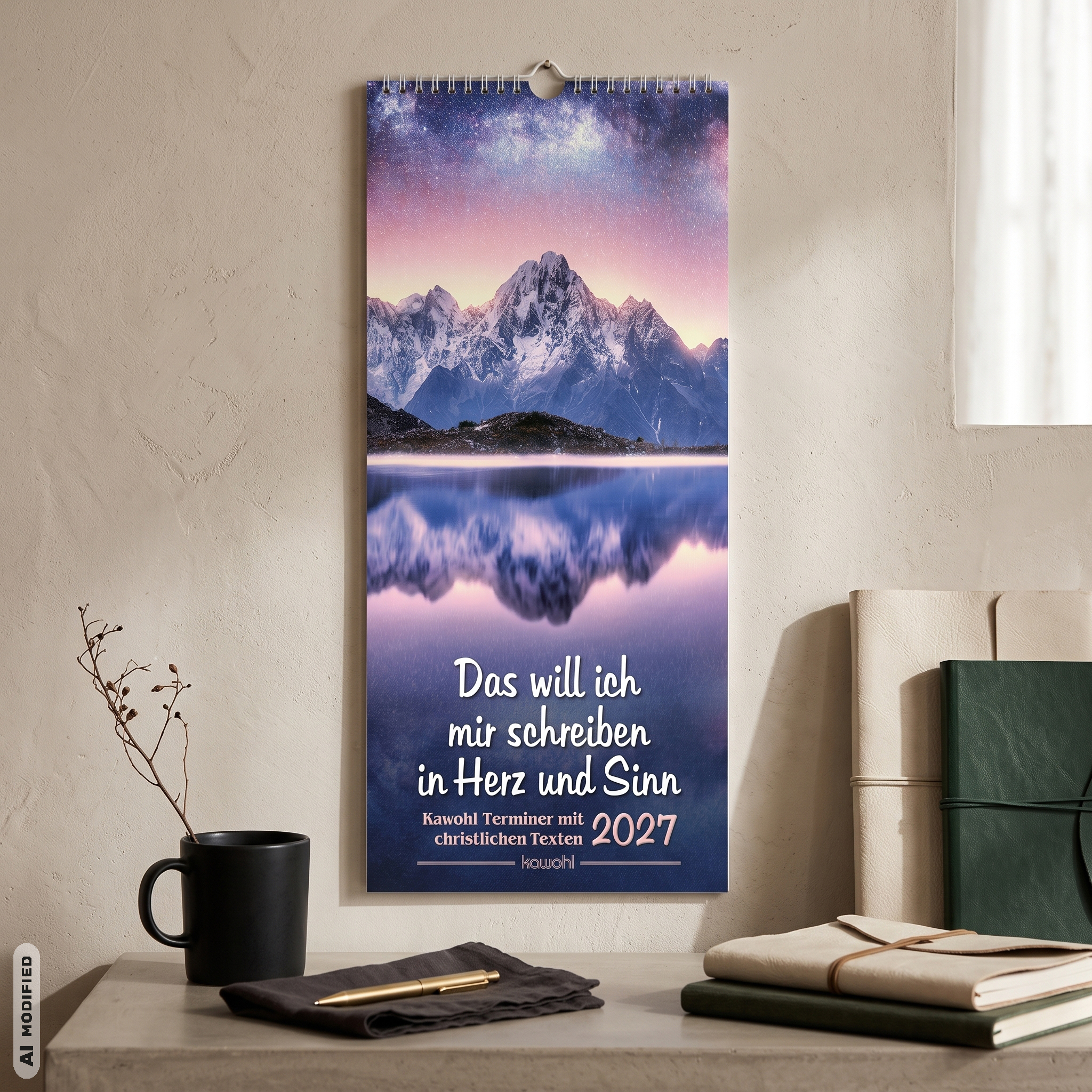 Terminkalender - Das will ich mir schreiben in Herz und Sinn 2027