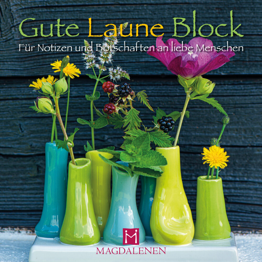 Gute Laune Block 'Bunte Vasen'