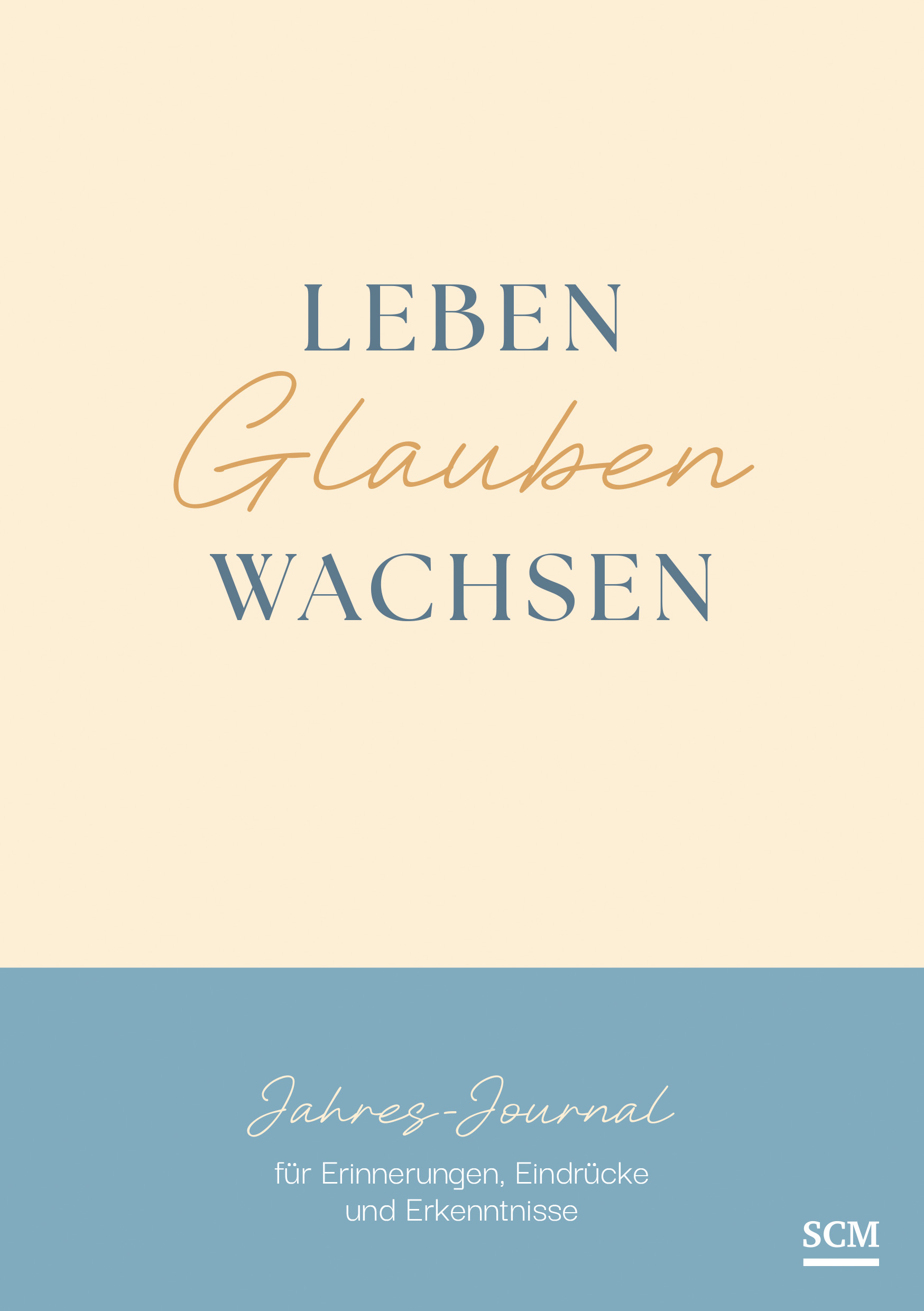 Buch - Leben. Glauben. Wachsen. - Buch Blau Beige