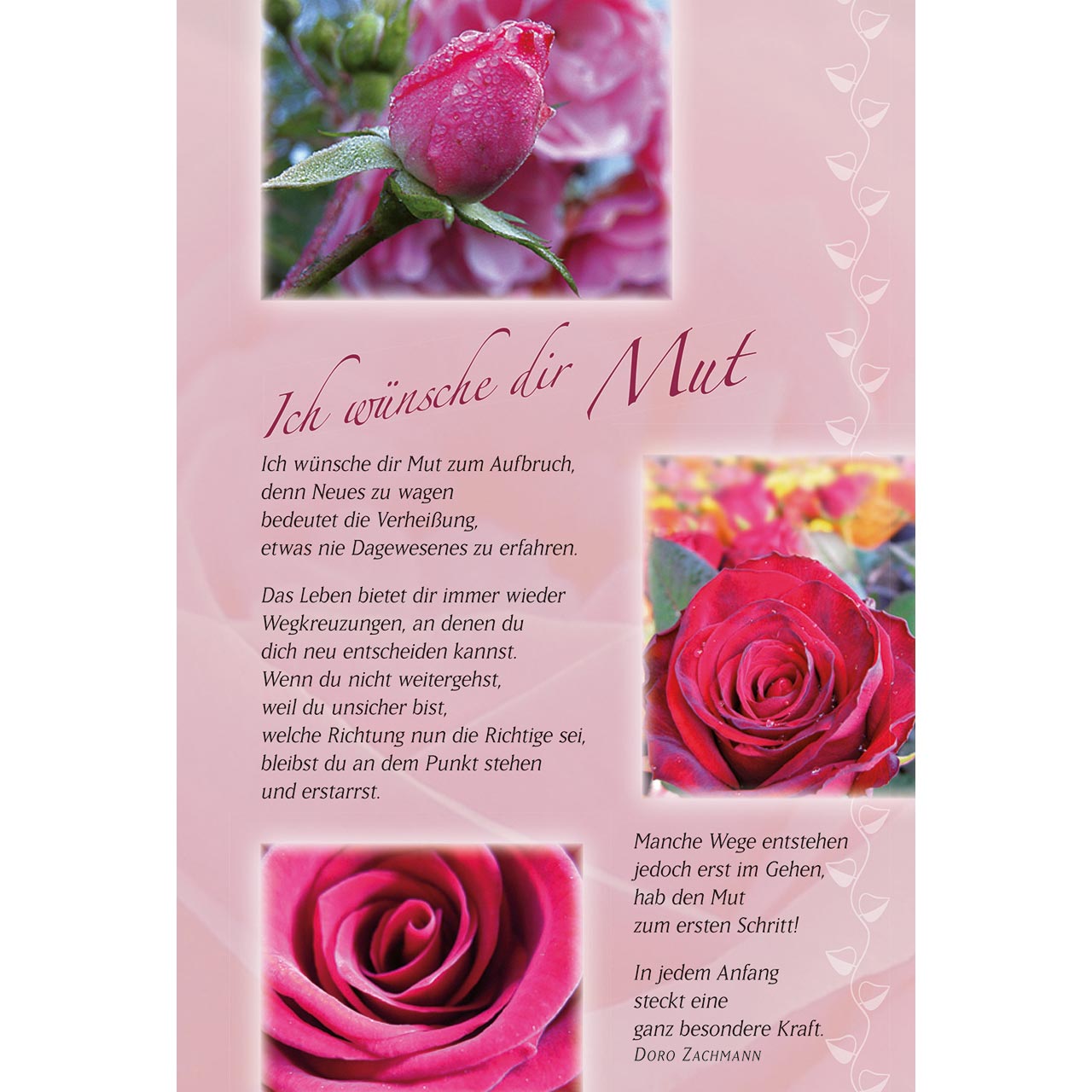 Ich wünsche dir Mut
