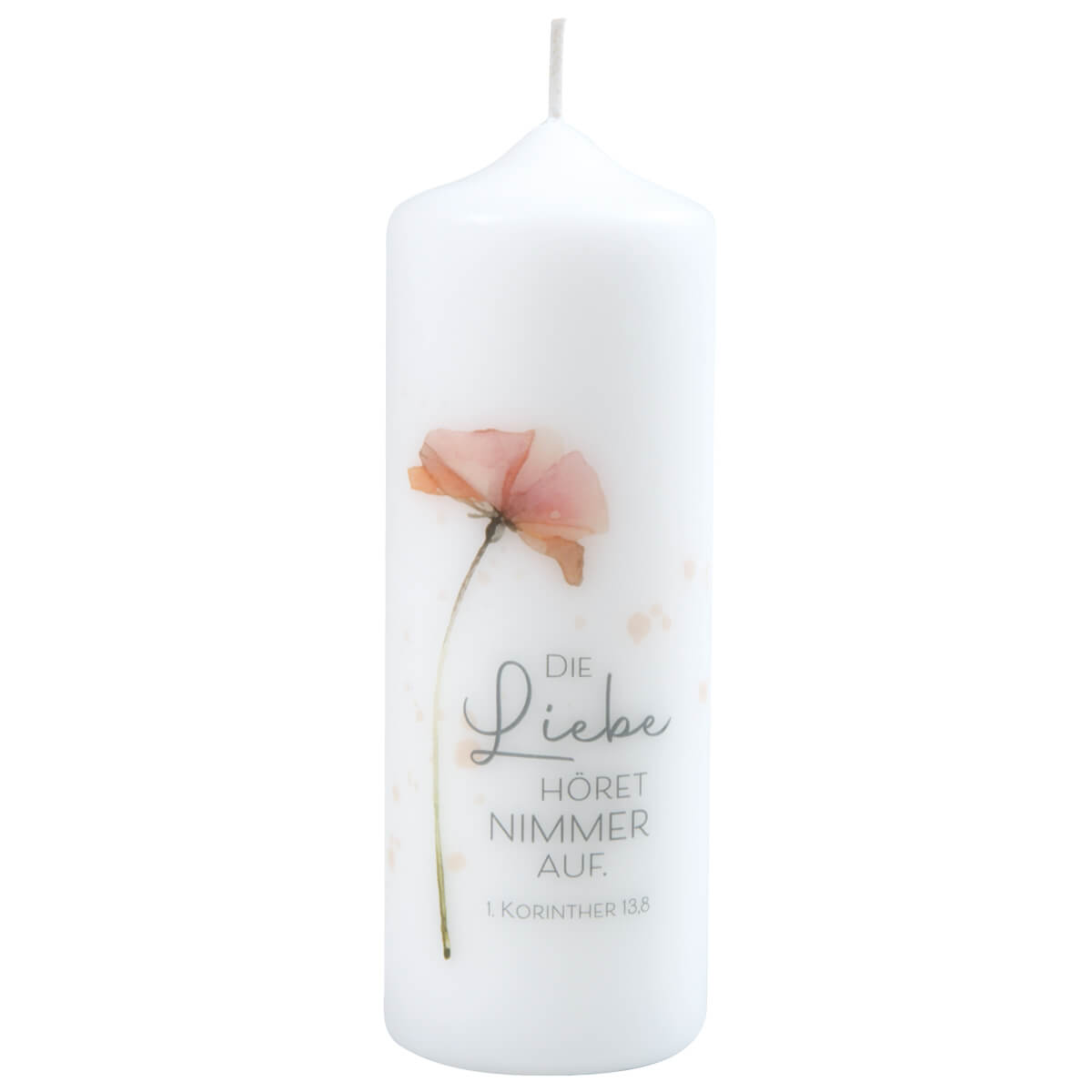 Kerze - Trauerkerze Blume - Kerze Blume