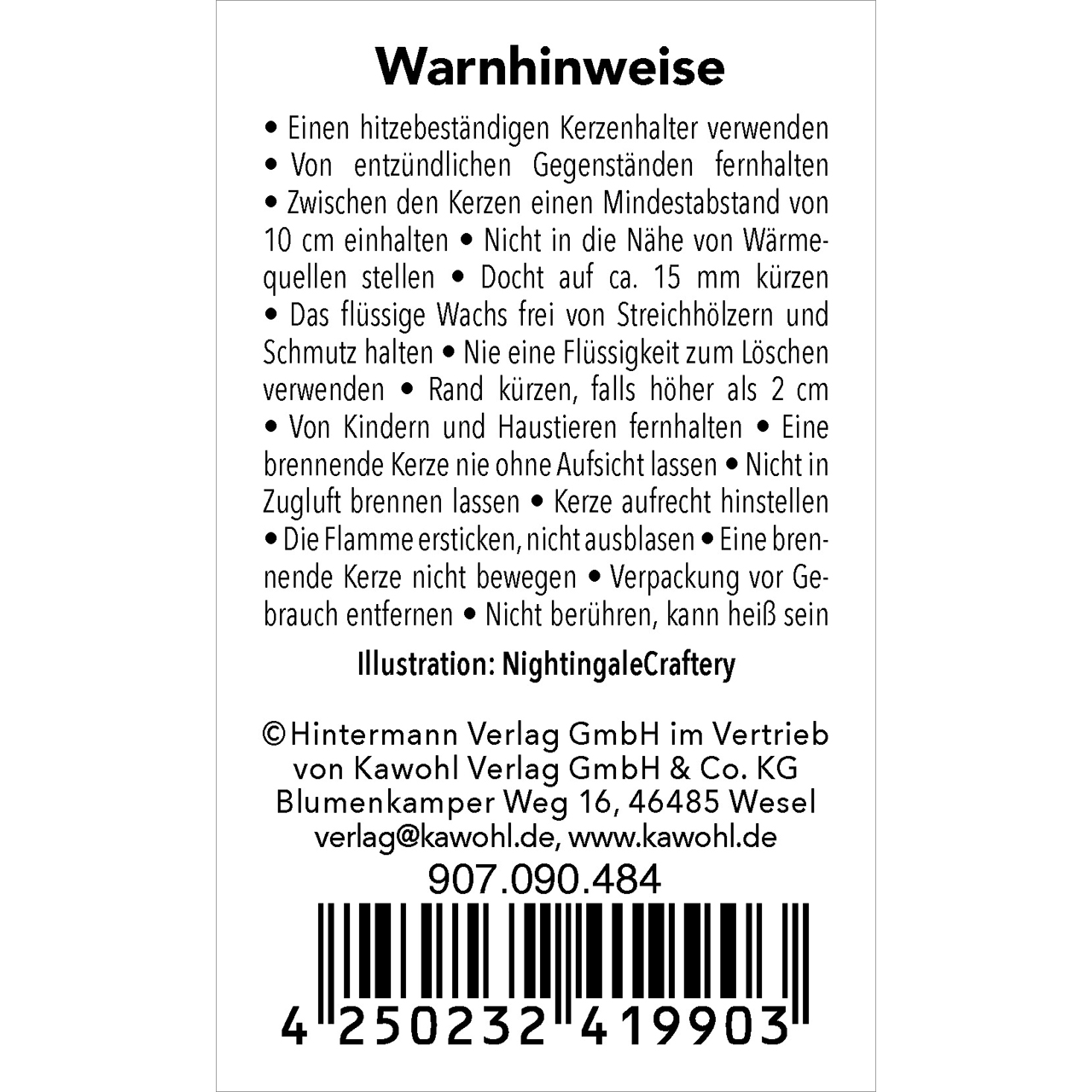 Kerze - Fürchte dich nicht, denn ich bin mit dir; - Grafik Leuchtturm Boot Möve Stenne Blumen Wasser Meer