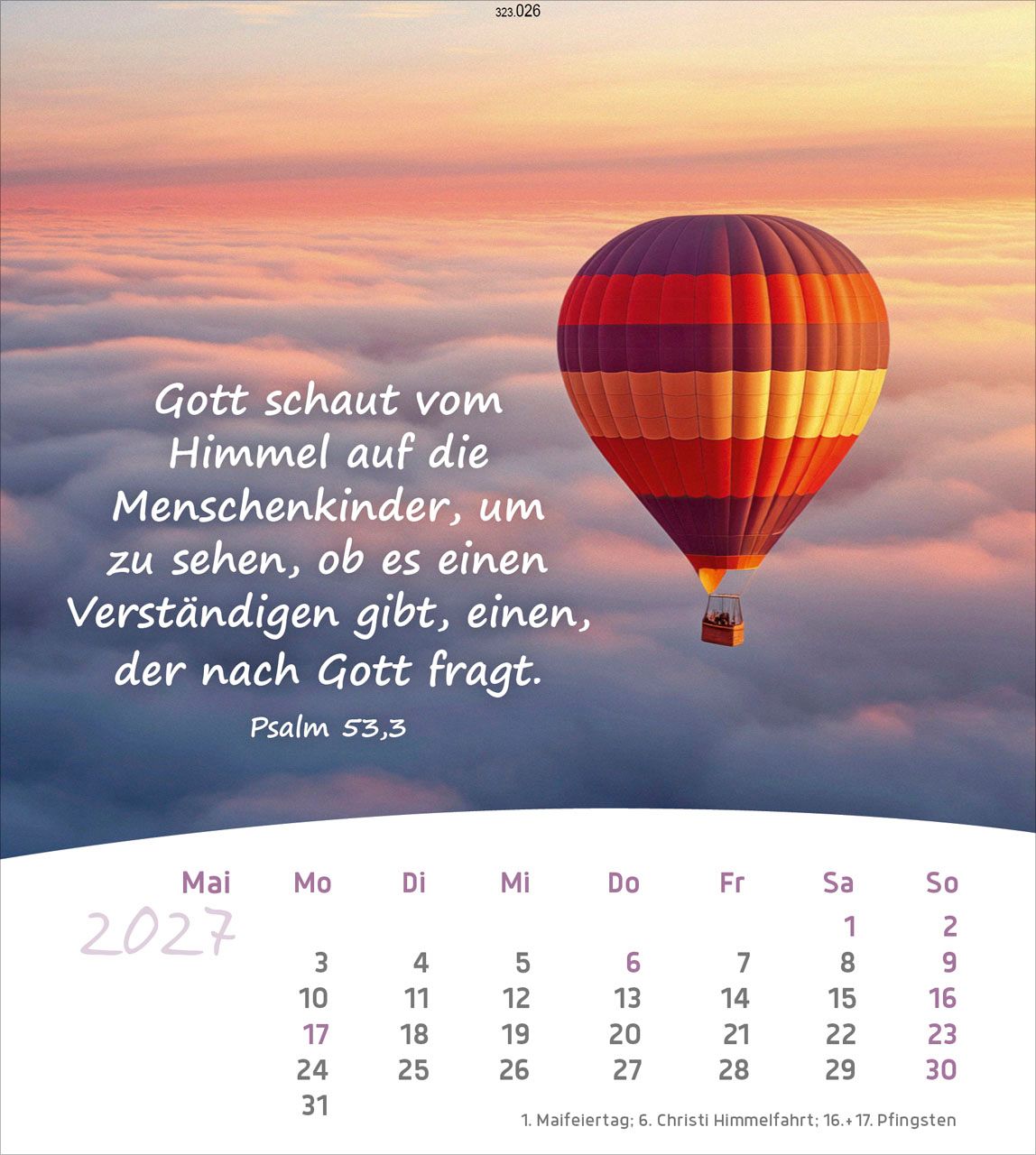 Postkartenkalender - Leben für Dich 2027 - Deutsch