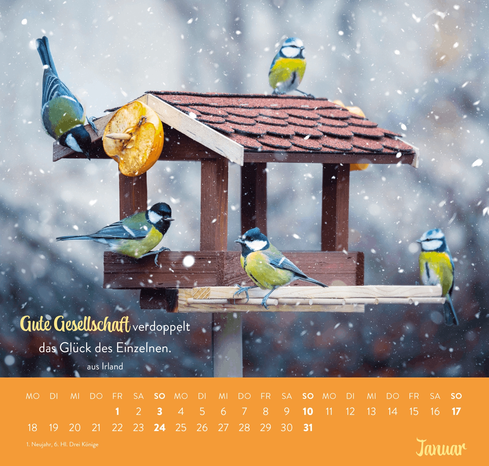 Wandkalender - Für nette Nachbarn 2027