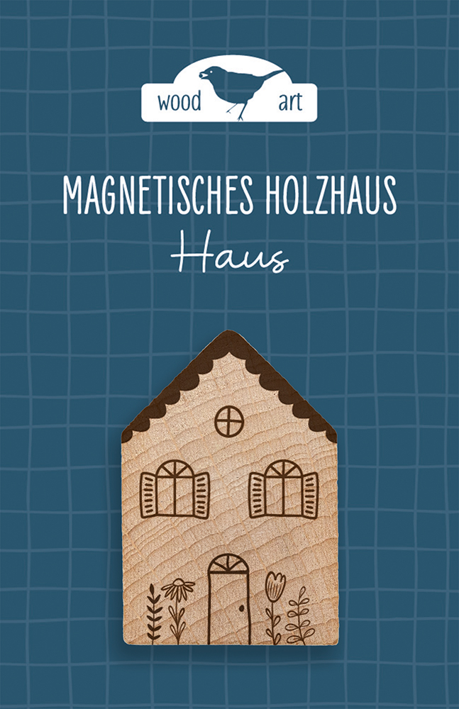 Magnet - Holzhaus Magnet "Haus"