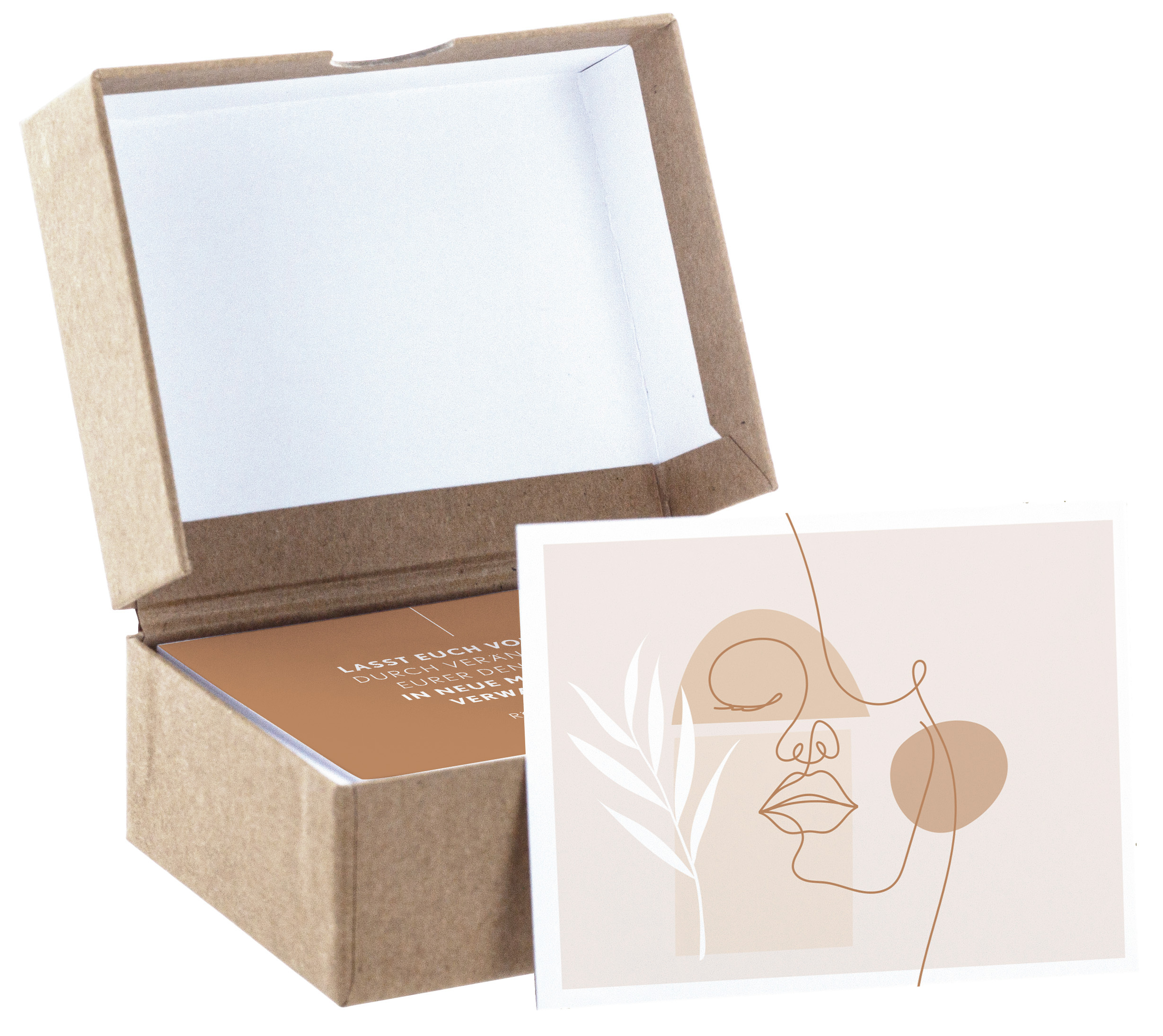 Karten-Box - Leichtigkeit und Mut für dich (Box) - Box