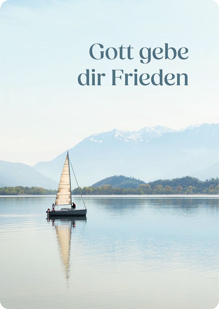 Postkarte - Postkarte "Gott gebe dir Frieden"