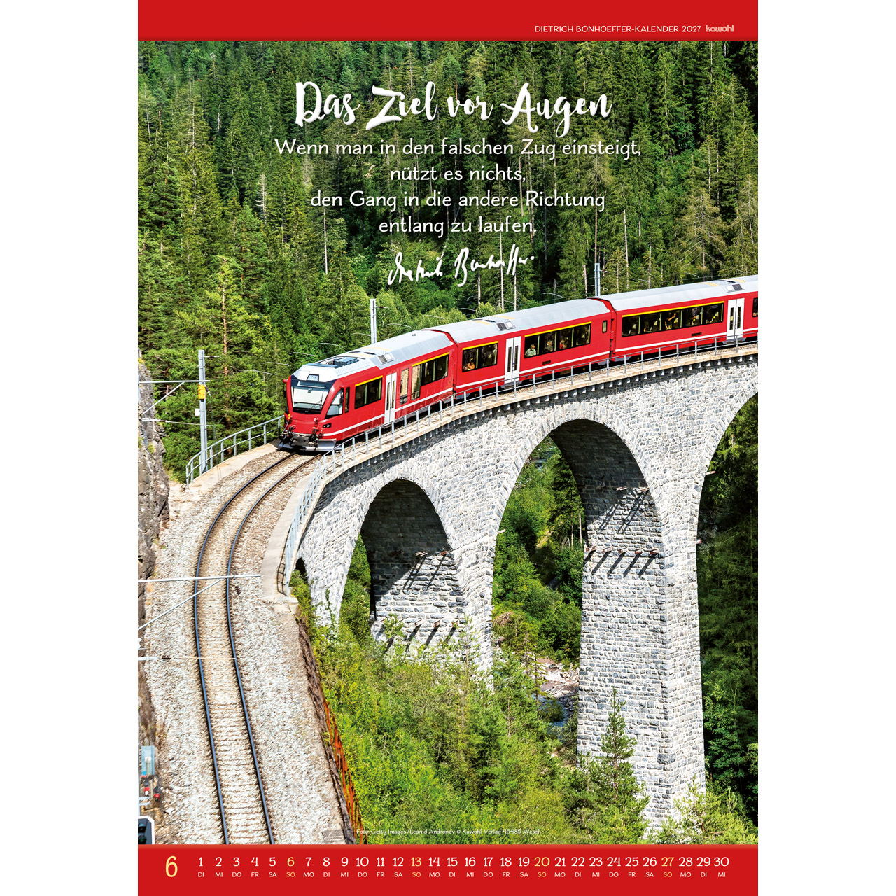 Wandkalender - Gott ist für uns 2027