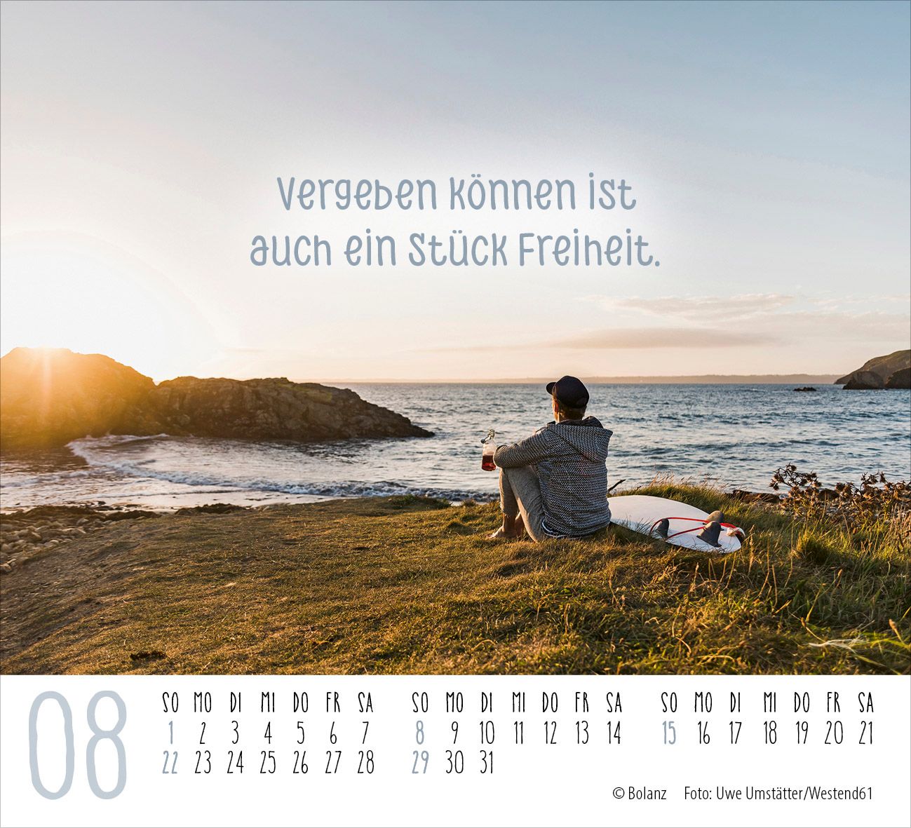 Aufstellkalender - Freiheit 2027 Minikalender