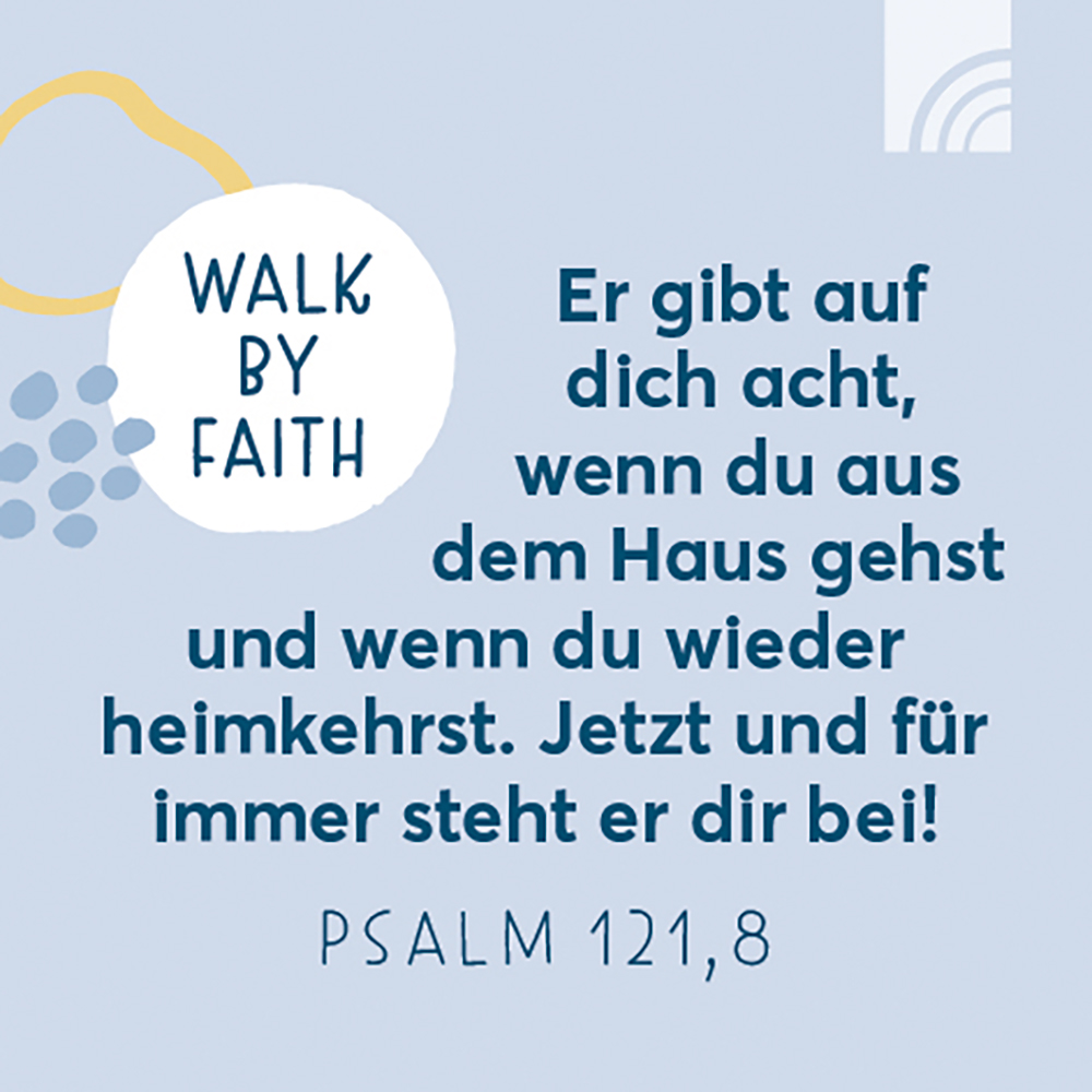 Schlüsselanhänger - Schlüsselanhänger Walk by Faith