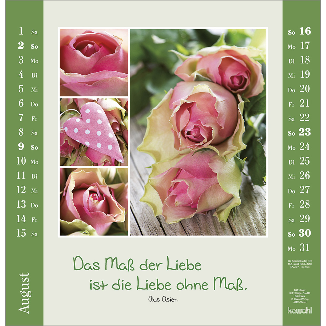 Wandkalender - Kleine Freuden entdecken 2026