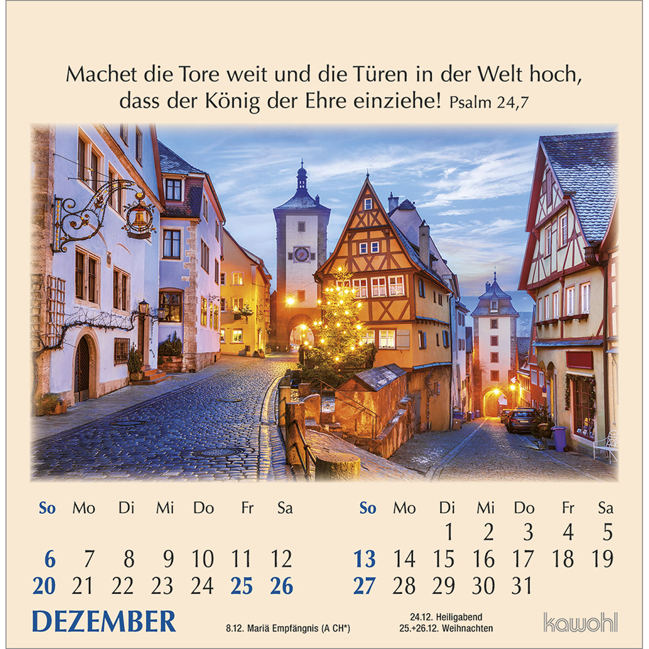 Postkartenkalender - Worte des Lebens 2026