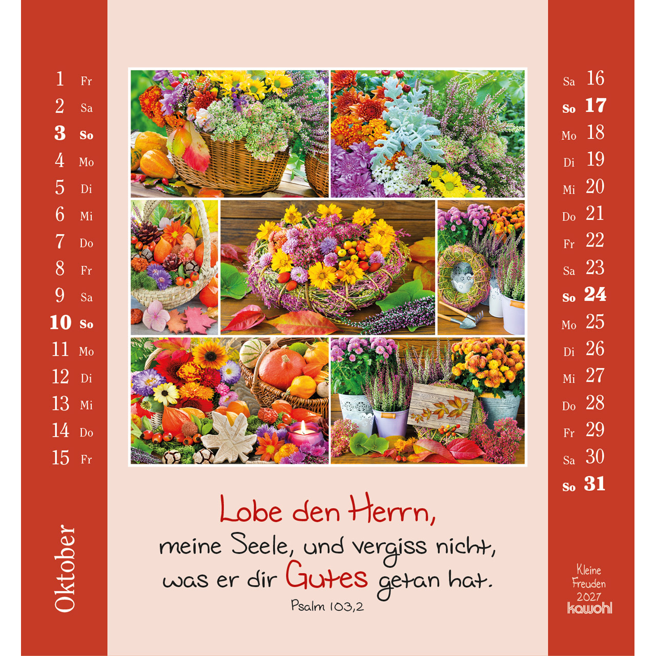 Aufstellkalender - Kleine Freuden 2027
