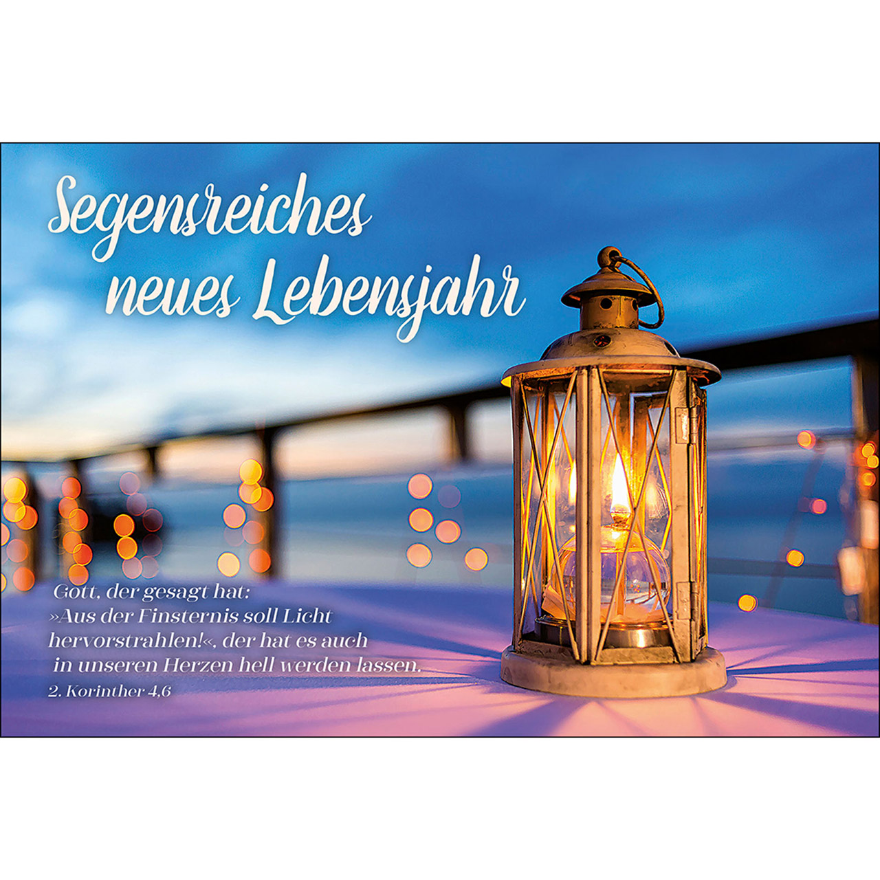 Segensreiches neues Lebensjahr