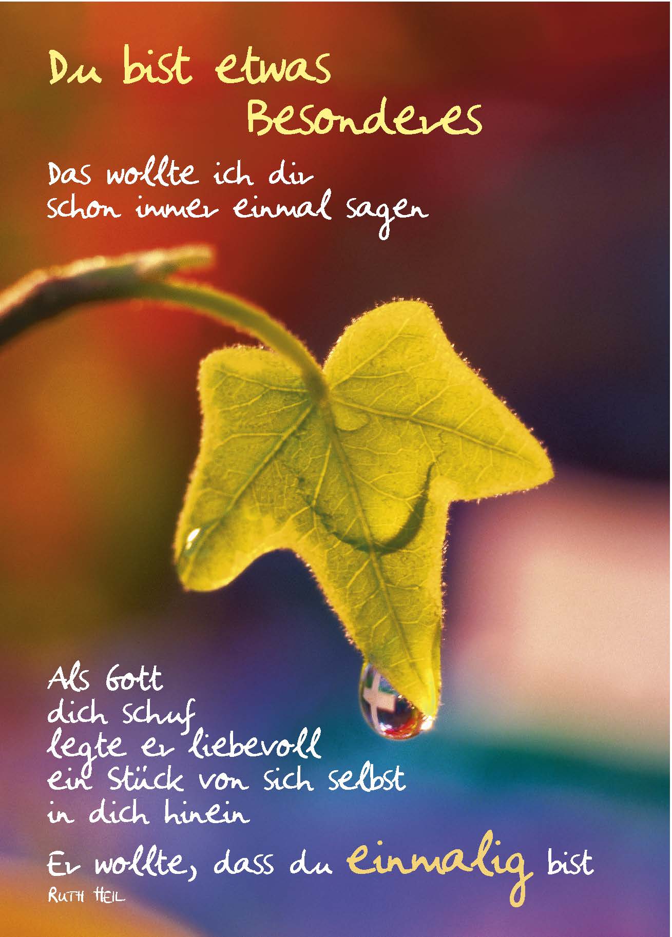 Du bist etwas Besonderes