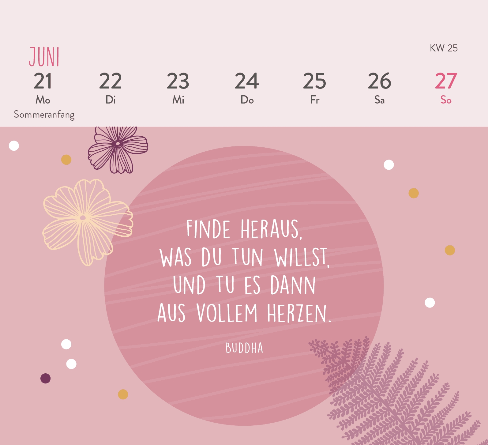 Aufstellkalender - Einatmen. Ausatmen. Sein. 2027