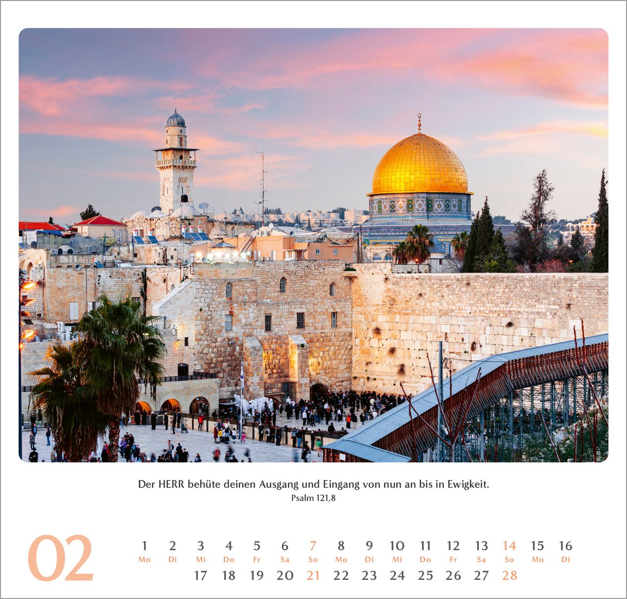Wandkalender - Geliebtes Israel 2027 Wandkalender