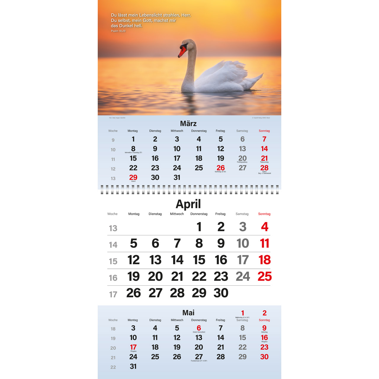Terminkalender - Gott segne meinen Tag 2027