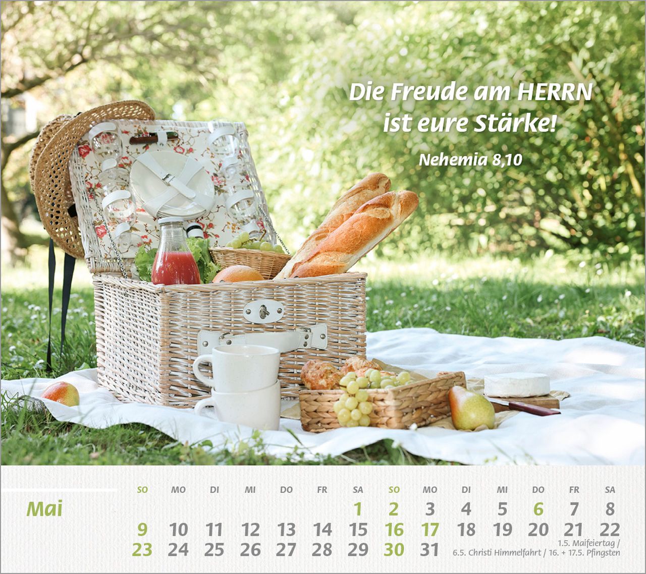 Tischkalender - Du bist meine Stärke 2027