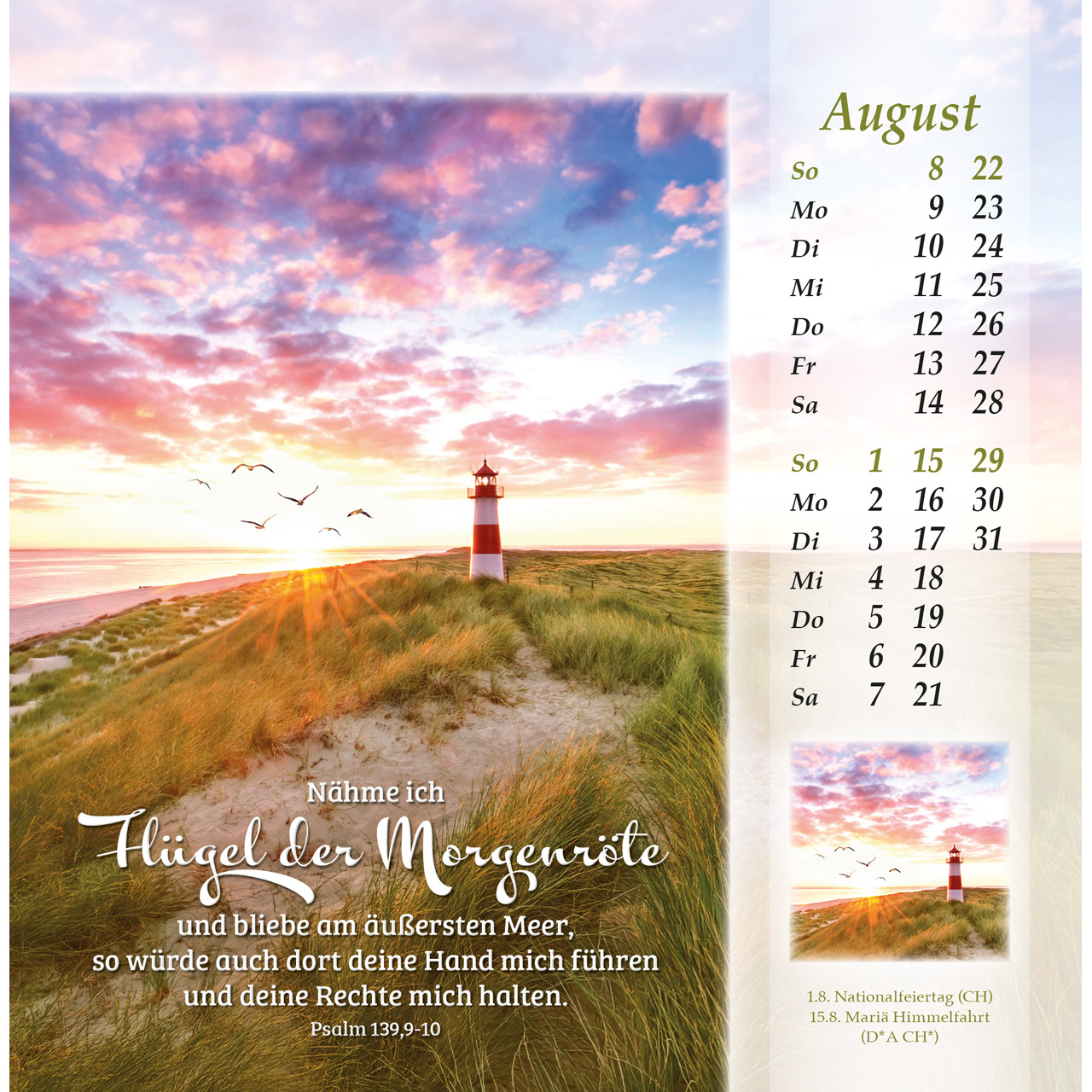 Postkartenkalender - Licht vom unerschöpften Lichte 2027