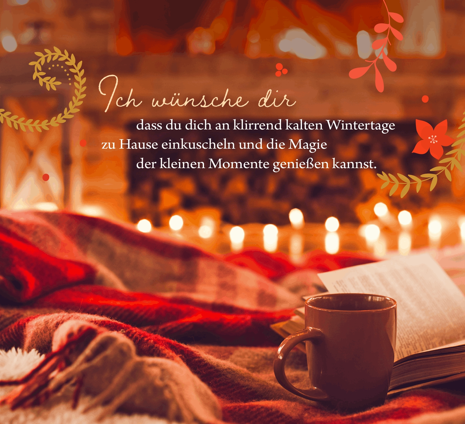Aufstellbuch - Weihnachtszeit ist Wohlfühlzeit