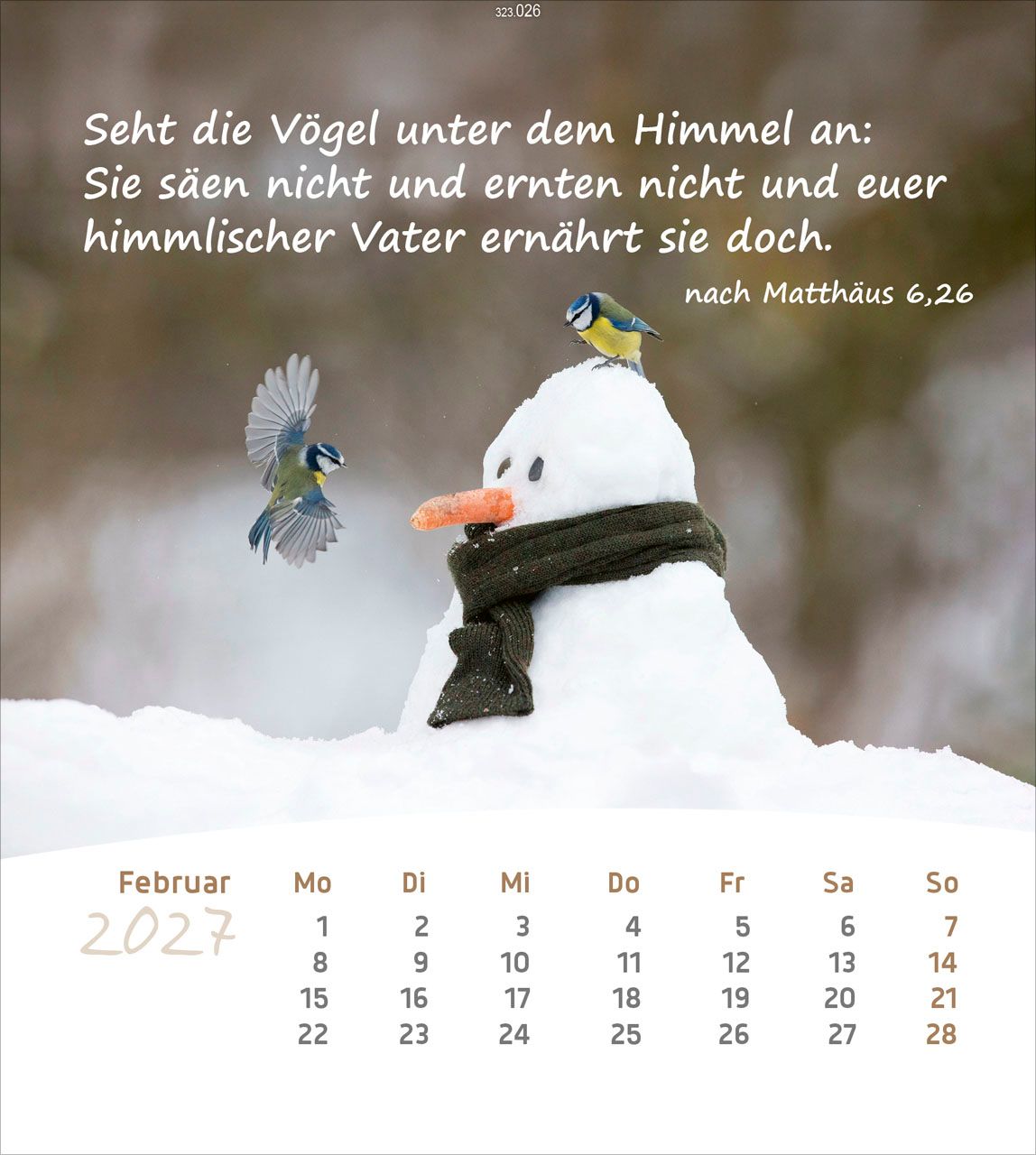 Postkartenkalender - Leben für Dich 2027 - Deutsch