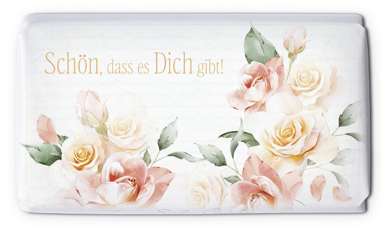 Schokolade - Schokolade 'Schön, dass es Dich gibt!' 40 g