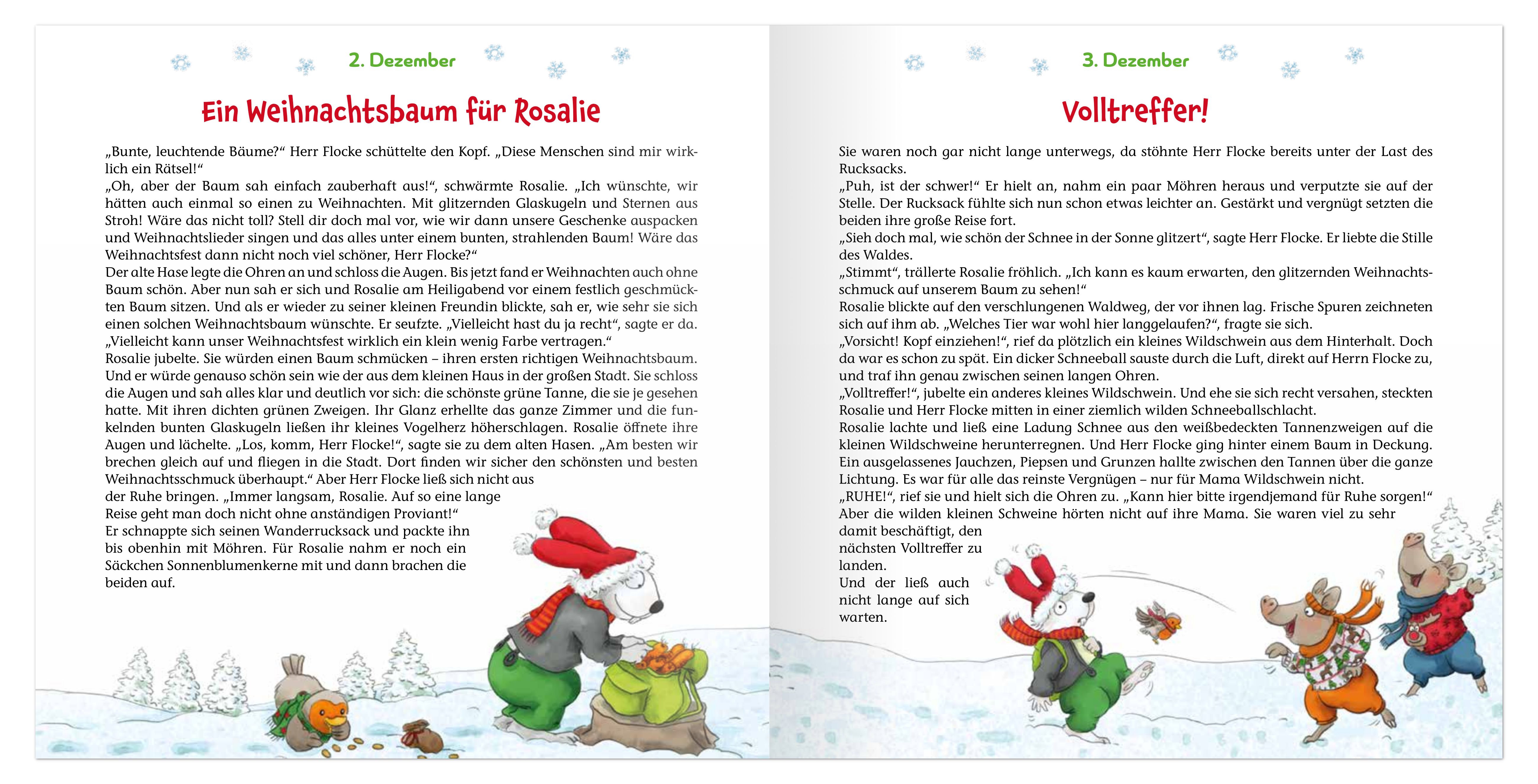 Adventskalender - Ein Weihnachtsbaum für die Tiere