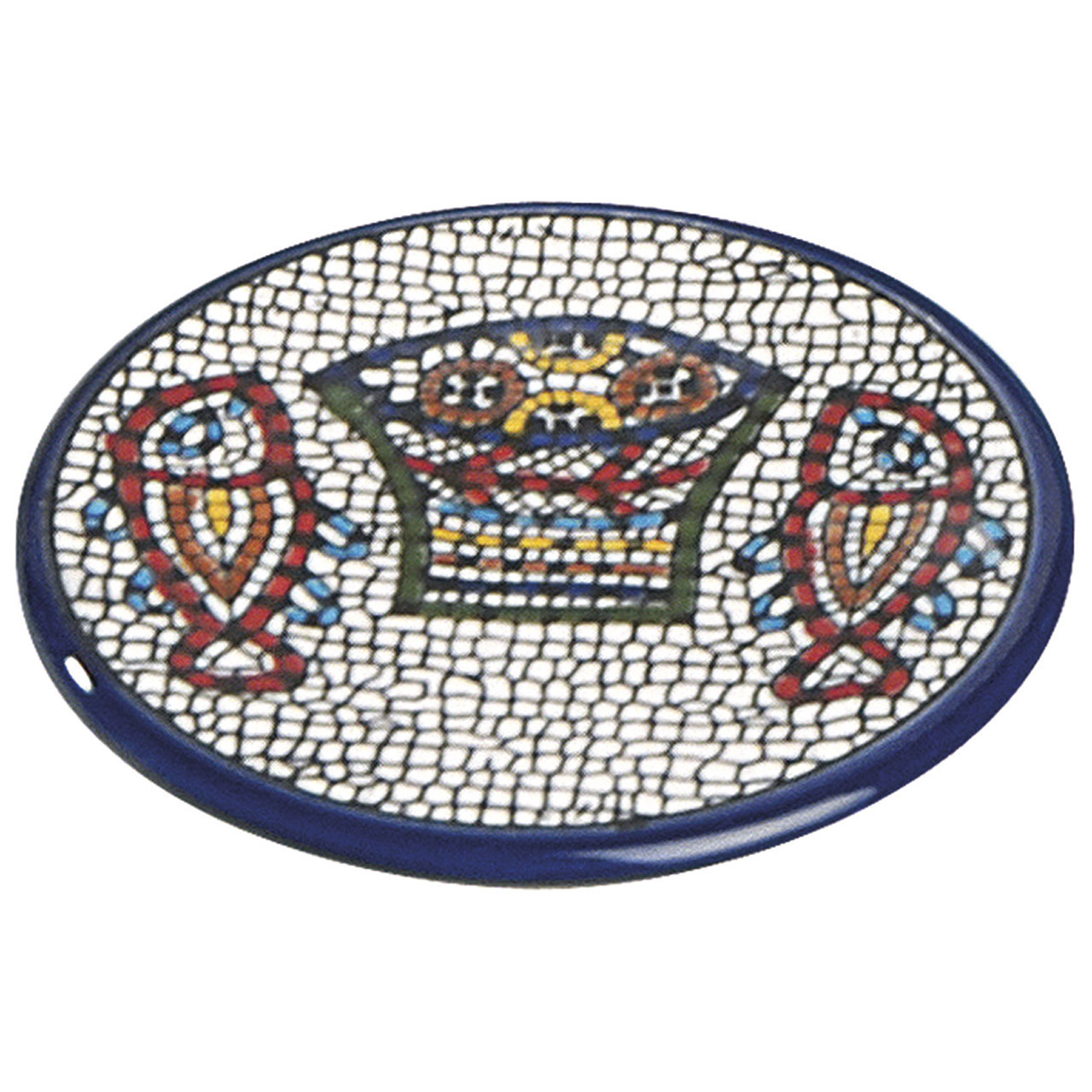 Untersetzer Mosaik Brot und Fische