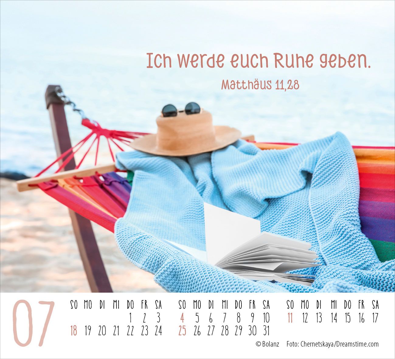Aufstellkalender - Zeit für Meer 2027
