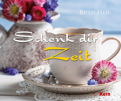 Geschenkbuch - Schenk dir Zeit - Tasse Blumen Blüte